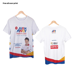 Custom S-8XL All Over Print Sublimation Election Campaign Promotional Items Marathon Quick-drying T-shirt for Men