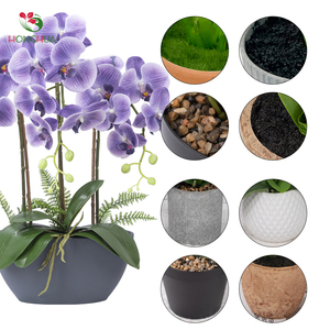<span class=keywords><strong>Orchidea</strong></span> Artificiale di Lusso con <span class=keywords><strong>Vaso</strong></span>, Effetto Realistico, Prodotta da Honghua Factory - Product Image 3
