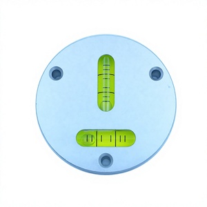 Niveau à bulle rond en métal de type T à double axe pour l'étalonnage DIY - Product Image 2