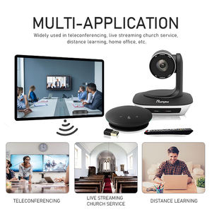 Cámara HD W26 PTZ, altavoz inalámbrico para <span class=keywords><strong>videoconferencia</strong></span>, TV, 1080P, 120 angular, Blueth, USB - Product Image 3