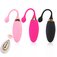 Ferngesteuerter G-Punkt-Massager Silikon Anal-Klitoris-Stimulator Vibro-Ei Sexspielzeug für Frauen 10 Geschwindigkeiten Vibrierendes Ei