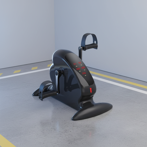 Mini bicicleta estática antiespasmódica para ancianos, ejercitador de pedal eléctrico de terapia física con velocidad y dirección ajustables - Product Image 1