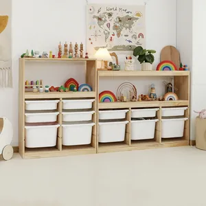 Muebles de habitación para niños, armarios de almacenamiento de juguetes para niños, gran capacidad, estantería para niños, organizador de juguetes, estante para libros, paquete de cartón