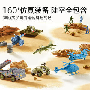 Mideer Little Commander Military Base Set 160pcs Strategic <b>Playset</b> For Kids Educational <b>Toy</b> Gift Box - Product Image 4