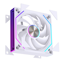 Ventilateur de boîtier PC ARGB AntarcChill 120 mm avec PWM 4 broches, grand volume d'air, ventilateur de refroidissement pour jeux, pour le refroidissement du châssis d'ordinateur de bureau