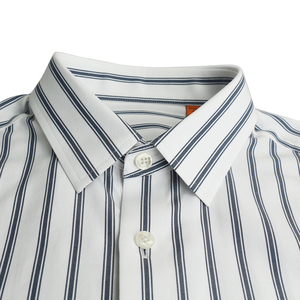 Personnalisable 100% Coton Respirant 80S Popeline <span class=keywords><strong>Chemise</strong></span> Formelle à Manches Courtes pour Hommes avec Rayures Tissées Classiques pour le Printemps - Product Image 2