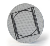 Ventes directes d'usine Table ronde pliante en plastique HDPE 150cm pour les événements de fête en plein air