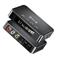 Commutateur de mélangeur vidéo streaming en direct émetteur et récepteur sans fil 5.0 BT émetteur FM adaptateur trois en un