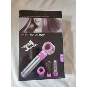 ไดร์เป่าผมทองแดงไอออนิกสไตเลอร์อัตโนมัติแบบ3อิน1 & หวีลมร้อนสำหรับยืดและทำให้แห้ง (พกพา) - Product Image 3