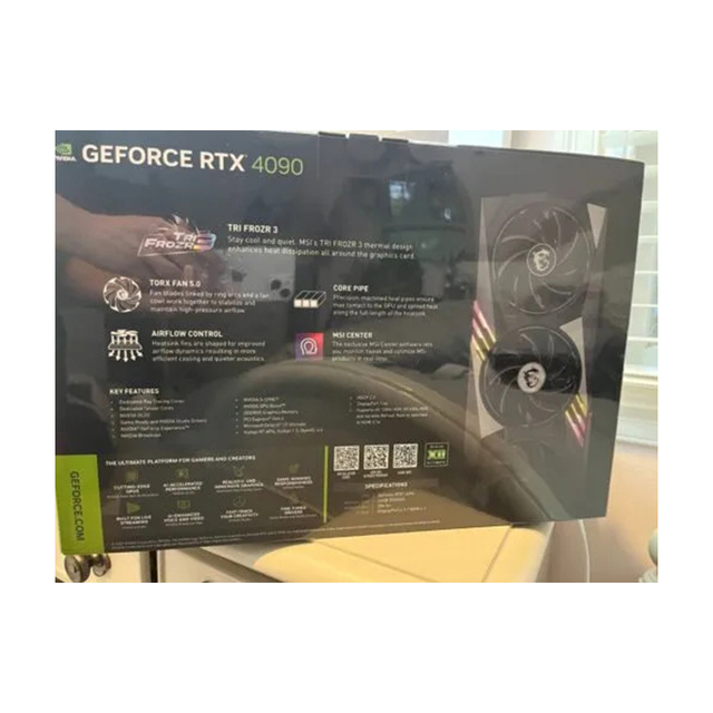 New Sealed for GeForce RTX 4090 SUPRIM LI_QUID X 24GB GDDR2 768-bit PCI Express 3.0 Fan Desktop/Laptop/Workstation Graphics Card