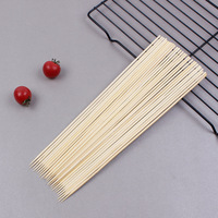 Brochettes de barbecue jetables en bambou, vente en gros, 25 cm