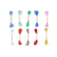 Kleurrijk Geverfd Filamentgaren Hennep Papier Touw 3 Strengen 1.5mm/2mm 10m Fotowand Speciaal DIY Handgemaakt Geweven Decoratief