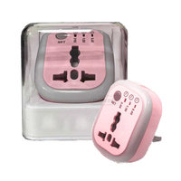 Adaptateur de chargeur Apple lumineux temporisé avec veilleuse, protection contre les surcharges 10A, matériau PC, prise EU, compatible prises 60Hz