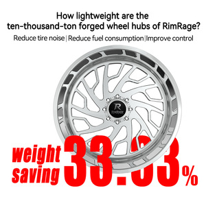 Rines Forjados JTX FELON de Aleación de 20, 22, 24 y 26 Pulgadas, 8x170, 8x165.1 para Ford F250, F150 Lariat, F350 Lariat, F450 King Ranch, Toyota Tacoma - Product Image 2