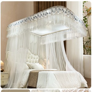 <span class=keywords><strong>Mosquitera</strong></span> avanzada con guía en forma de U <span class=keywords><strong>para</strong></span> uso doméstico, novedad 2026 <span class=keywords><strong>para</strong></span> dormitorio, sin soporte de instalación, riel grueso telescópico de suelo - Product Image 5