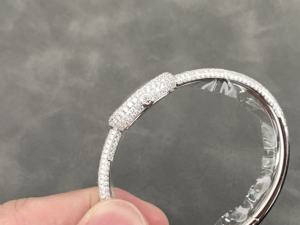 Reloj de Lujo para Mujer con Diamantes VVS de Súper Calidad, Movimiento de Cuarzo Suizo de Fábrica BBA, Reloj de Bañera con Diamantes Moissanite - Product Image 5