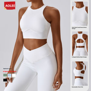 Logotipo personalizado Activewear Mujeres <span class=keywords><strong>Ropa</strong></span> atlética <span class=keywords><strong>Ropa</strong></span> de yoga <span class=keywords><strong>Ropa</strong></span> de entrenamiento Gimnasio <span class=keywords><strong>Fitness</strong></span> Sujetador deportivo para mujeres - Product Image 2