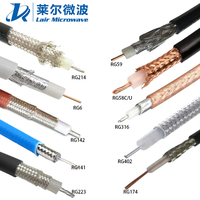 Vente chaude RG6 RG59 Rg 58 RG 214 RG 316 RG174 câble Coaxial utilisation pour TV/CATV/CCTV/communication Mobile/GPS