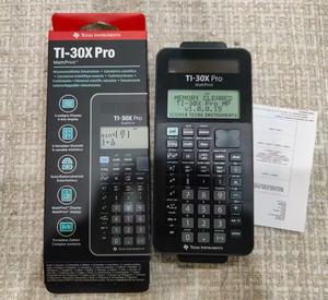 เครื่องคิดเลขวิทยาศาสตร์ TI-30X Pro พร้อมฟังก์ชัน MathPrint จอแสดงผล 4 บรรทัด ฟังก์ชันขั้นสูงสำหรับโรงเรียนและการเรียน - Product Image 3