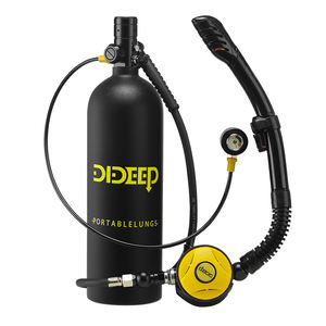 DIDEEP <span class=keywords><strong>2025</strong></span> belgelendirme dalış hava ekipmanları 2L yüksek basınçlı alüminyum tüplü dalış akciğer tankı - Product Image 2