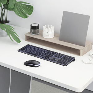 Có Thể Sạc Lại 2.4G <span class=keywords><strong>USB</strong></span> Không Dây Chiếu Sáng Kích Thước Đầy Đủ Backlit Bàn Phím Chuột Combo Bàn Phím Không Dây Chuột LED Chiếu Sáng - Product Image 3