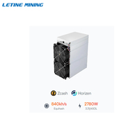 Miner de crypto-monnaies ASIC Zcash Bitmain Antminer Z15 Pro 840ksol/s 2780W à retour sur investissement rapide, Rig de minage Bitcoin Z15 Pro 840K Miner