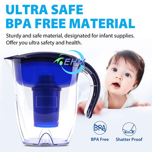 High Quality Water Purifier Pitcher with Activated Carbon Alkaline Water <strong>Filter</strong> <strong>Kettle</strong> - Product Image 2