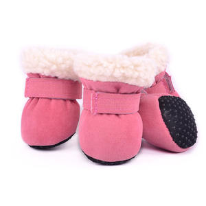 Grossista di alta qualità inverno caldo pet scarpe di cotone cane scarpe da neve anti-slip resistente all'usura scarpe per cani - Product Image 4