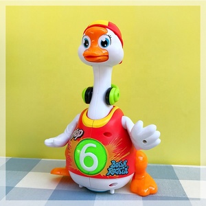 Jouet en forme d'oie qui danse <span class=keywords><strong>pour</strong></span> enfant, 10 pièces, mignon jouet Musical en plastique, balançoire électrique, cadeau <span class=keywords><strong>pour</strong></span> bébé, 18M, offre spéciale - Product Image 6
