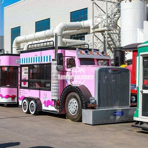 Camion de restauration mobile professionnel avec cuisine complète en acier inoxydable pour la vente rapide de glaces, hot-dogs et snacks - Product Image 6