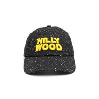 Casquette de papa personnalisée en coton 100% lavé à 6 panneaux avec logo brodé, ajustable, imprimé jacquard en coton et broderie 3D