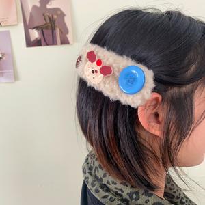 <span class=keywords><strong>Butter</strong></span> Bear Mujer Dibujos animados BB Pinza <span class=keywords><strong>para</strong></span> <span class=keywords><strong>el</strong></span> <span class=keywords><strong>cabello</strong></span> Fácil de combinar Lindo flequillo lateral Durable Acetato Fiesta Accesorios <span class=keywords><strong>para</strong></span> <span class=keywords><strong>el</strong></span> <span class=keywords><strong>cabello</strong></span> - Product Image 1