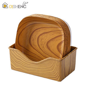 Новая деревянная тарелка для косточек, домашний поднос, закуски, тысячи фруктов, десертов, настольное хранение, японская тарелка для косточек, фруктов, орехов - Product Image 2