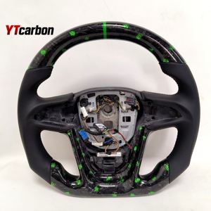 YTcarbon para Astra Insigina Mokka Zafira Cascada <span class=keywords><strong>GS</strong></span> OPC Racing Style Custom Forged Green Flakes Volante de fibra de carbono - Product Image 1