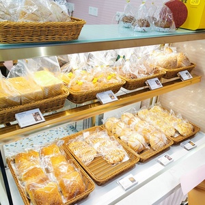 Handgemachte rechteckige Kunststoff Rattan Aufbewahrung skorb PP Rattan Obst und Gemüse Display Korb für Brot Lebensmittel sichere Lagerung - Product Image 2