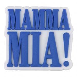 Abalorios de PVC para decoración de zuecos con diseño de la cantante británica <span class=keywords><strong>Mamma</strong></span> <span class=keywords><strong>Mia</strong></span>, accesorios para pulseras, venta al por mayor - Product Image 3