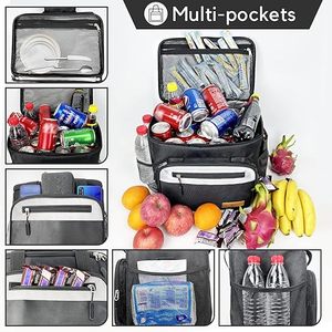 Muestra gratuita de bolsa térmica para entrega de pizza o comida para llevar, impermeable y personalizable, al por mayor. - Product Image 4