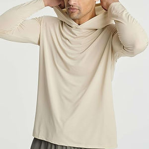 OEM personalizado UPF 50 impermeable de secado rápido transpirable ligero hombres pesca Sudadera con capucha y Jersey con protección solar - Product Image 3