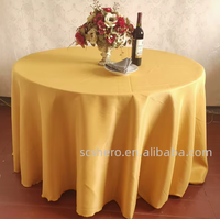 Nappe épaisse en satin blanc beige sur mesure, adaptée aux lieux haut de gamme, tissu de qualité supérieure