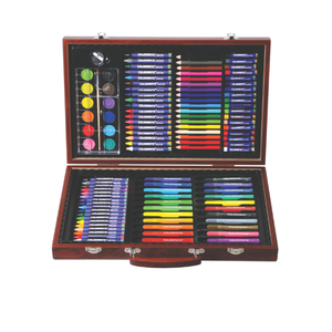 Premium Quality Halloween Stationery Kit 110pcs Wood Art Set for School Color Pencil & Acrylic on Paper Whole Sales Gift Idea - Product Image 1