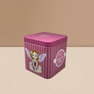 Barattoli di latta di metallo personalizzati per la conservazione regalo commercio all'ingrosso orologio quadrato scatola di latta OEM & ODM gioielli scatola di latta - Product Image 4