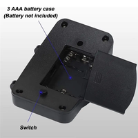 LUGER Clip Luminoso da Cappello, Lampada Frontale a Batteria per Visiera, Torcia da Testa per Campeggio e Pesca, Eco-Friendly