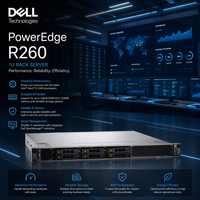 Untuk Sistem Server Rak 1U PowerEdge R260 dengan Prosesor Intel Xeon Silver untuk Aplikasi Bisnis Berbagi File Email