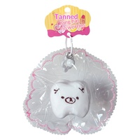 Nouveau jouet anti-stress en silicone de qualité alimentaire en forme de dents d'ours, jouet à presser pour soulager le stress, petit pendentif