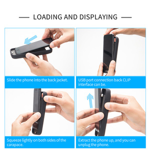 Sạc không dây 5500mAh, ốp lưng tích hợp pin dự phòng, đế sạc cho <span class=keywords><strong>iPhone</strong></span> <span class=keywords><strong>6</strong></span>/6S/7/8/SE2020 Pro Max, hỗ trợ sạc không dây - Product Image 6