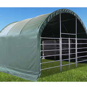 Tente préfabriquée pour bétail à installation rapide, résistante aux UV, pour l'ombrage des animaux en pâturage estival - Product Image 2