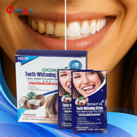 Tiras Blanqueadoras Orgánicas Onugesmile para Eliminar Manchas, Blanqueamiento Dental Vegano, Kit de Tiras Blanqueadoras con Logotipo Personalizado