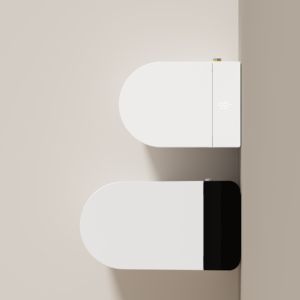 Phổ biến ngắn thông minh Nhà vệ sinh gắn trên sàn S-trap P-trap tiết kiệm không gian được xây dựng trong Hương thơm nữ rửa điều khiển từ xa ghế nóng - Product Image 3