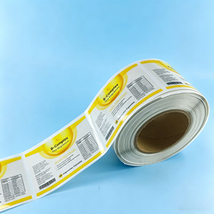 Adesivi Trasparenti Personalizzati, Etichette in PET Impermeabili, Etichette Ecologiche con Logo per Imballaggio di Bottiglie e Alimenti - Product Image 2
