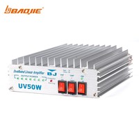 Baojie-Walkie Talkie profesional HF de doble frecuencia, amplificador lineal, salida de alta potencia, 50W, VHF/UHF, agua, doble frecuencia, alta potencia, hasta 50W